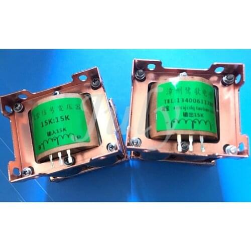 15K: 15K amorphous 4C iron core wide frequency response balanced single-ended conversion transformer, 20HZ-42KHZ -1.6DB