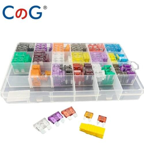 242PCS Car Fuses 2A 3A 5A 7.5A 10A 15A 20A 25A 30A 35A Amp with Box Clip Assortment Auto Blade Type Vehicle Boat Truck Fuse Set