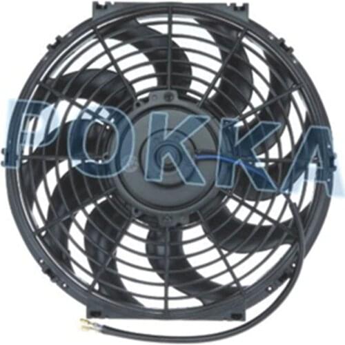 Automobile air conditioner cooling electronic fan,condenser fan 8,9,10,12,14 inches,80W 12v/24V