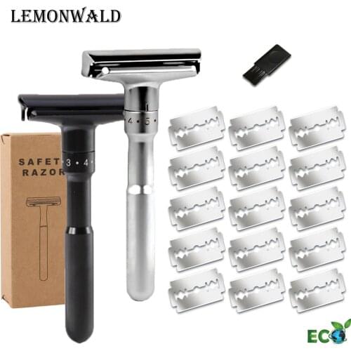 Safety Razor Premium Double Edge Safety Razor for Men Shaving Suits Double Edge Razor Blades, Gifts for Mens Shave