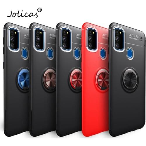 360° Rotation TPU Cases For Samsung M51 Soft Shell Cover Galaxy coque M51 Rear fingerprint M80S M31 M30S M31S M60S Telefoon