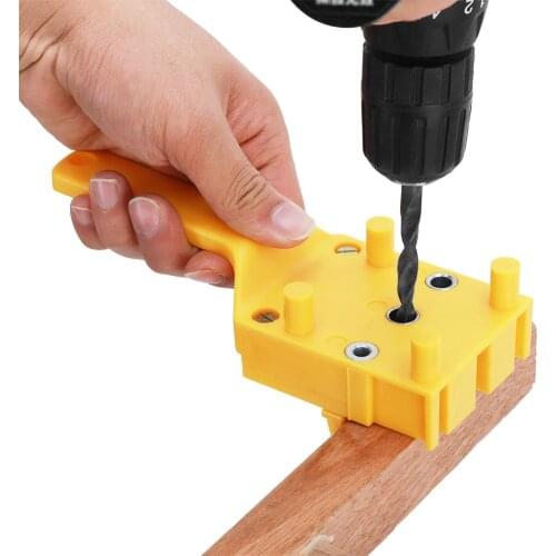 Woodworking Doweling Jig Drill Guide Wood Dowel Drilling Hole Drill Bit Tools