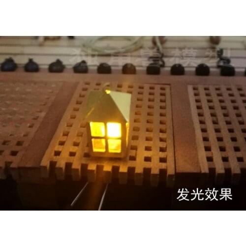 Ancient Sailing Ship lantern Scale 1/36 1/48 PE Wood model ship fittings 2 pcs