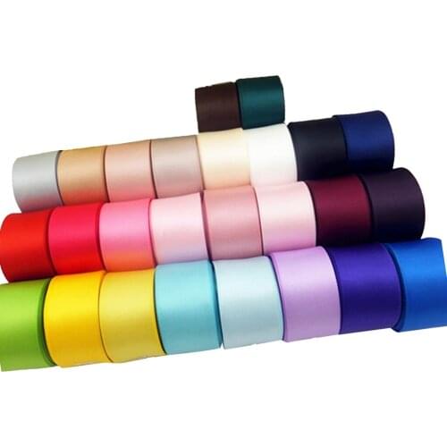 26 yards 25mm Double Sided Satin Ribbon for Scrapbooking DIY Craft Gift Wrapping Decorating Accessories