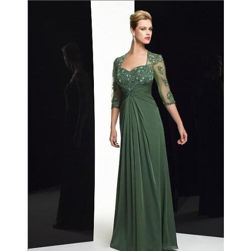 Elegant Mother Of The Bride Dress Lace Applique Formal Godmother Wedding Guest Party Gown Plus Size robe de soirée de mariage