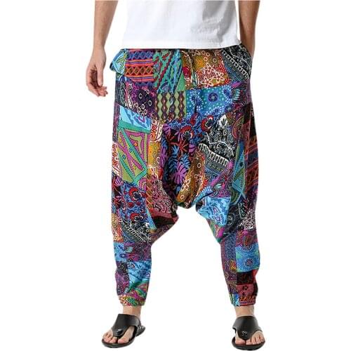 2021 Summer Mens New Hottest Selling Label Fashion Sports Tide Brand Harem Pants Hip-Hop Style Small Feet Wide-legged Pants