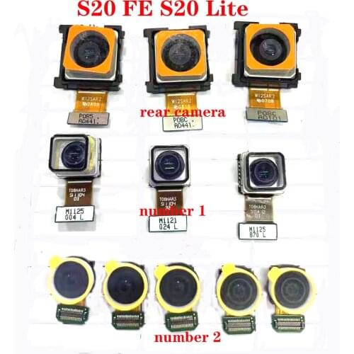 New Original For Samsung Galaxy S20 FE S20 Lite G781 Back Camera+Front Small Camera Flex Cable Flex Cable Replacement