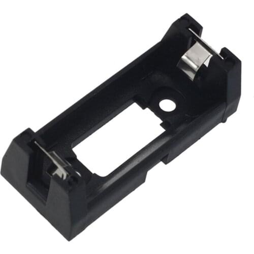 Plastic Cover 3V CR123A Button Cell Battery Socket Bracket 4.8 * 1.3 * 1.4cm