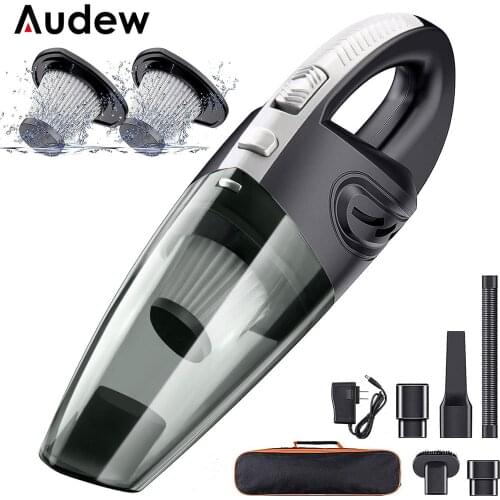 Audew Handheld Vacuum Cordless Pet Hair Vacuum Car Vacuum Cleaner strong suction mini cleaner for Home and Car Cleaning
