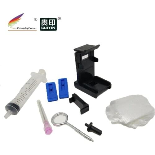 T14) professional refill holder ink suction tool clip for HP and for Canon cartridges with printhead with accessories