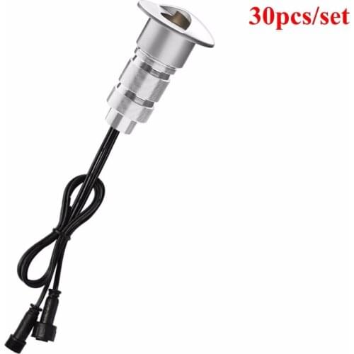 Top Staircases Streets Courtyard Led Light Lamps Unique Fashion High Efficiency Outdoor Inground Deck Light 30pcs/set F101-30
