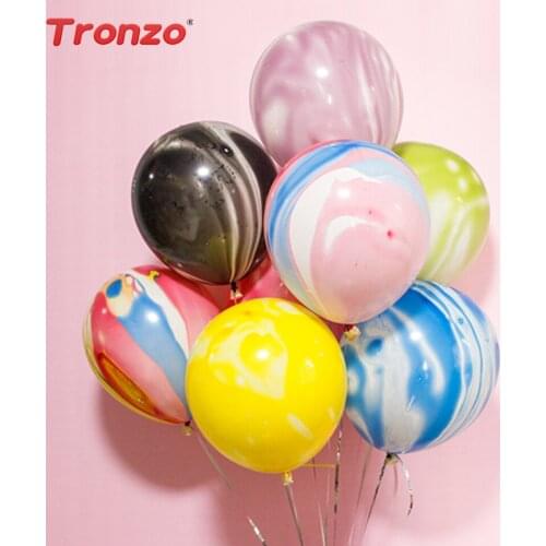Tronzo 10pcs Rainbow Balloons Birthday Ball Wedding Decoration Colorful Latex Balloon Globos For Baby Shower Supplies Decor 2020