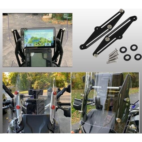 Motorcycle Windscreen Adjusters CNC Windshield Bracket Windshield Support Holder kits For Yamaha Tenere 700 XT700Z XTZ 700 T7