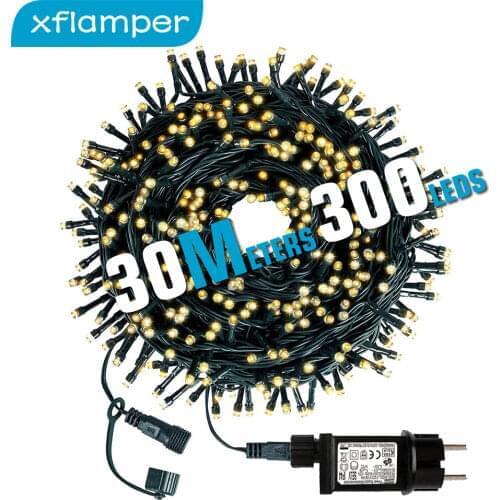XFLAMPER LED String Lights With Transparent Wire