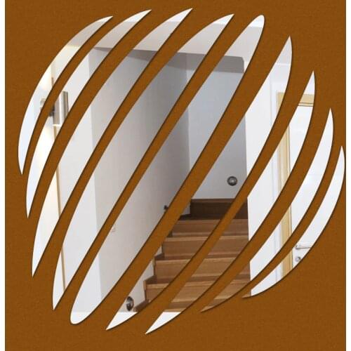 New real home decoration rushed Mirror Acrylic 3d wall sticker stickers medium multi-piece acrylic kitchen