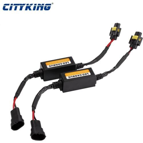 10pcs LED car Warning Canceller Capacitor Error Free Load Resistor LED canbus Decoder for H1 H3 H4 H7 H8 H9 H11 9012 9005 9006