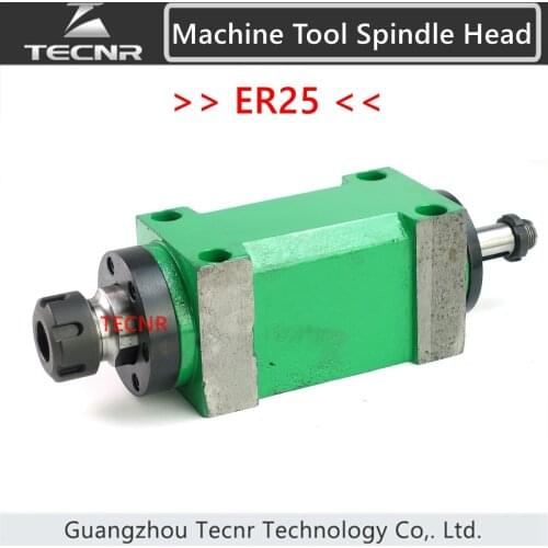 1500W 1Hp ER25 Max. 3000~8000rpm Power Head Power Unit Machine Tool Spindle Head for boring milling drilling tapping Machine