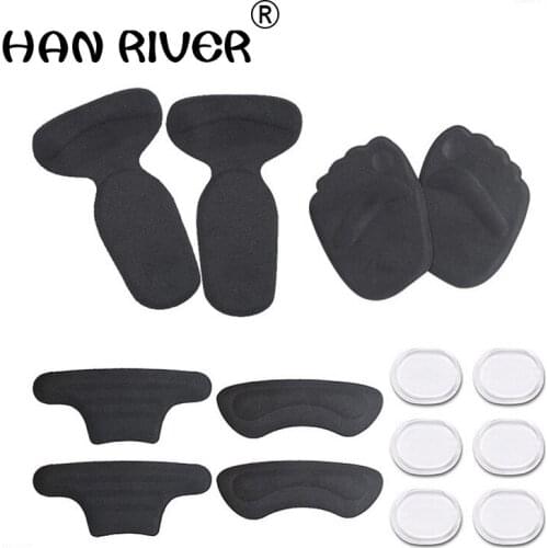 2 in 1 five wear foot heel stick the ball pad after the heel stick half yards pad transparent round