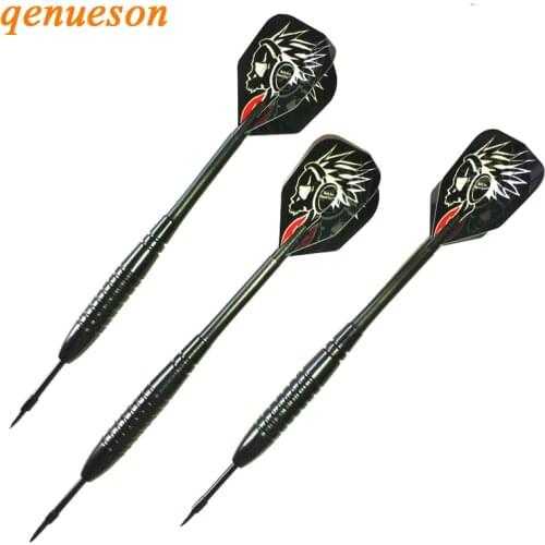 3Pcs/Lot High Quanlity Steel Tip Darts 22g Shafts Flight Harrow Point Wing Barrel Throwing Torpedo Shape Steel Tip Dart qenueson