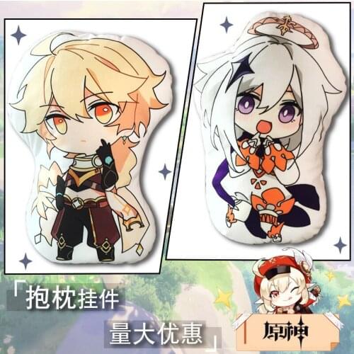 40CM NEW Game Project Genshin Impact character pattern doll Pillow Model Gift