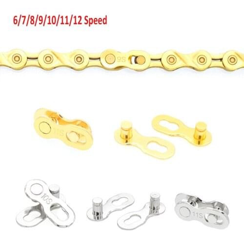 5 Pair Bicycle Chain Connector Quick Link Joints Magic Buttons 6 7 8 9 10 11 12 Speed MTB Road Bike Chain Missing Link