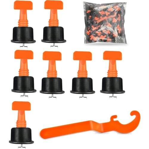 50pcs/set Level Wedges Tile Spacers For Flooring Wall Tile Spacer Carrelage Tile Leveling System Leveler Locator Spacers Plier