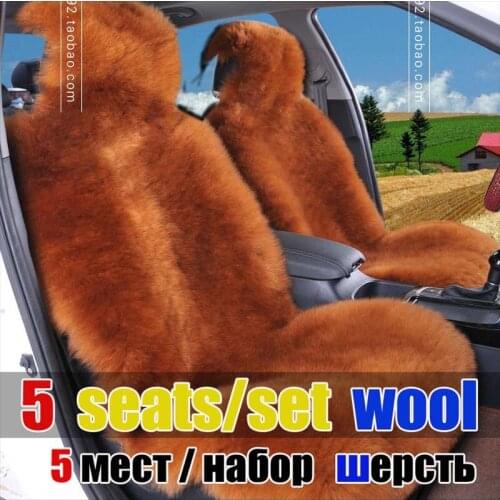 Free ship Wool cushion winter car seat cushion car seat auto supplies car mats sheep fur accessories