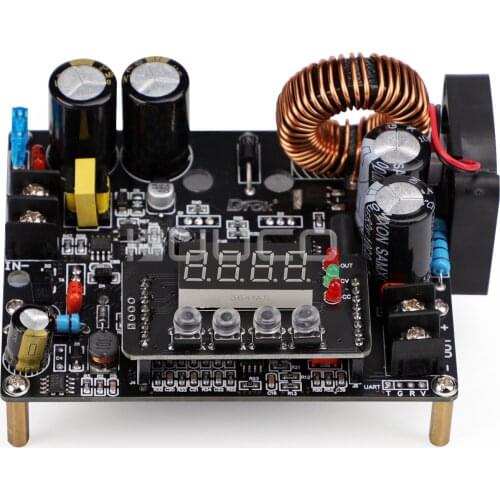 DROK Digital Buck Power Supply Module DC 10V~65V to 0~60V 12A 720W Voltage Regulator CNC Controller 12V 24V 36V 48V Adapter