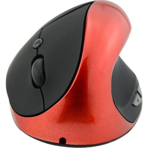 Ergonomic Rechargeable 2.4G Wireless/Wired 6 Keys Optical Vertical Mouse Mice