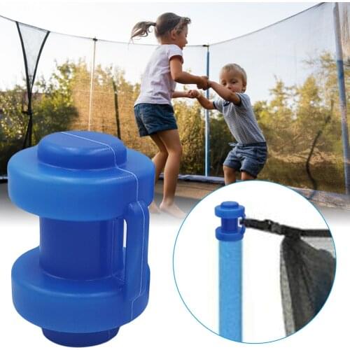 8pcs Child Trampoline Pole Caps Top Net Hook Enclosure Trampoline Pole Top Cover Bounding Table Replacement Parts
