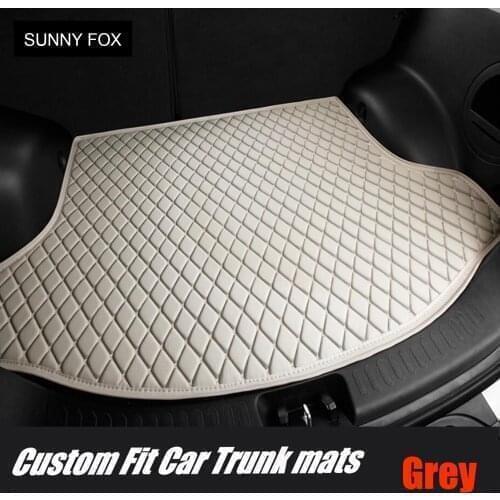 Car trunk mats cargo Liner for Chevrolet Cruze Malibu Sonic Trax Sail captiva epica 6D car styling carpet floor liner