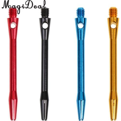 MagiDeal 100% New 10 Pcs 53mm 2BA Screw Thread Aluminum Medium Darts Shafts Harrows Stems Throwing Tool for Indoor Dart Games