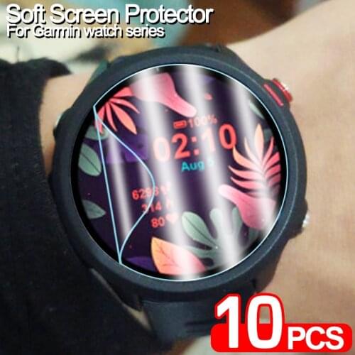 Soft Clear watch Film For Garmin fenix 5 5s Screen Protector for Garmin watch fenix 6 6s 6x pro watch Accessories (not glass)