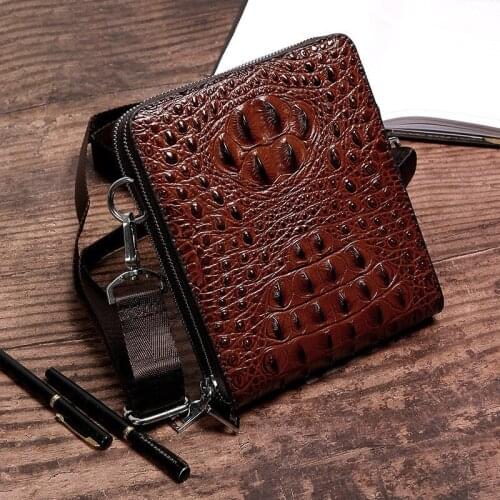 New Fashion Designer Clutch bag Mens Messenger Bags Pu Leather Waterproof Wallet Simple Business Commuter Shoulder Bags purses