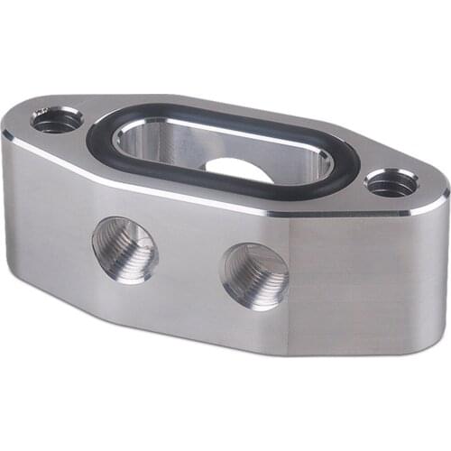 Oil Pan Pressure Sensor Adapter Port 551541 with Dual 1/8" NPT Outlets