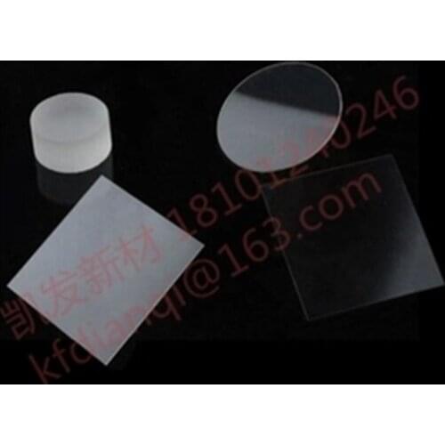 Sapphire Square-Al2O3 Single crystal substrate-D7.0*0.4mm-glasfolie-Epitaxial coating-double polishing
