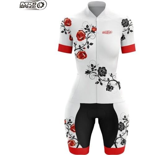 Triathlon bike tight-fitting short-sleeved jumpsuit Ropa de ciclismo women 2021 new MPC SPEED cycling MTB running swimming DRESS