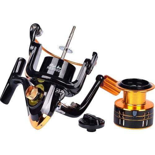 High Quality Spinning 12-Axis Ratio 5.1: 1 Winter Ice Fishing All-Aluminum Metal Spinner Boat Fishing Reel Free Shipping sale