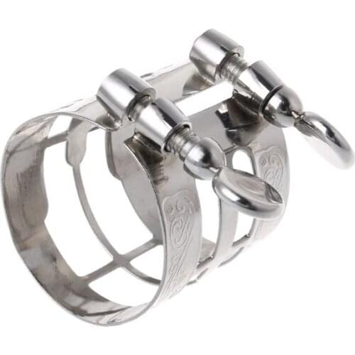 WXTF Clarinet E Alto Sax Rubber Bakelite Mouthpiece/Metal Ligature/Carved Ligature