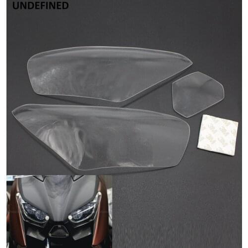 Motorcycle Front Headlight Lens Protection Screen Cover for Yamaha Xmax 300 X-max 250 XMAX300 XMAX250 2017-2018