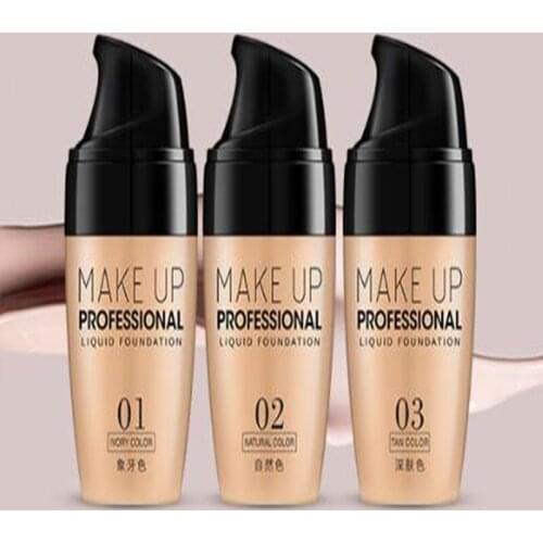 Liquid Foundation 30ml Moisturizing Concealer Control Oil Nude Makeup Non-marking Isolation Foundation Cream BB Cream