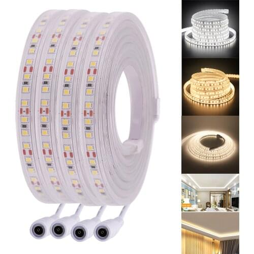 DC 12V 24V 2835 LED Strip 120LEDs/m IP67 Waterproof CRI 80 Natural /Warm /Cool White Flexible Ribbon Tape LED Light Lamp With DC