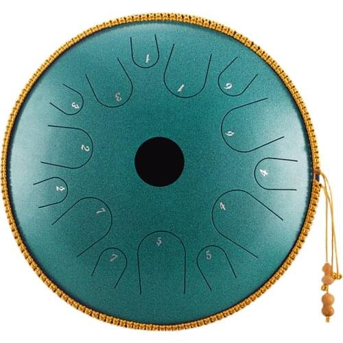 14inch 14 Notes Professional Handpan drums Upgraded Brass Handrum+ Carrying Bag Hand Drum Percussion Musical Instruments Gifts