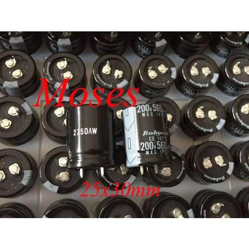 200v 560uf Japan High Quality 100% Original New MXC Capacitance Low ESR Audio Electrolytic Capacitor Radial 25x30mm +/- 20