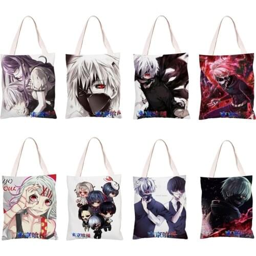 22kinds Tokyo Ghoul kaneki ken Touka Kirishima Juzo Suzuya Rei Canvas Satchel Bag Shoulder Student handbag Outdoor