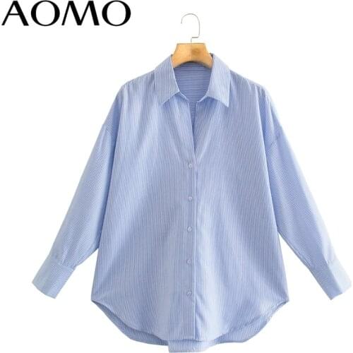 Женские рубашки оверсайз AOMO China At AliExpress
