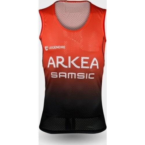 Asian size 2021 ARKEA SAMSIC TEAM Base Layer Cool Mesh Superlight Sleeveless Cycling Vest Mtb Clothing Bike Clothes