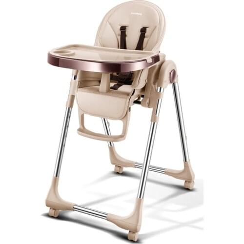 Luxmom baby high chair for Babies and Toddlers with Safe Meal Tray Adjustable Height