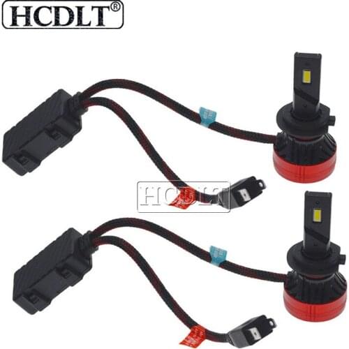 HCDLT 2PCS F5 LED Headlight Bulb Fog Light H4 Car LED Headlamp 110W 20000LM White H11 9005 9012 H1 LED Bulbs H7 Auto Headlight