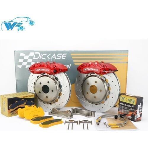 KOKO RACING M performance WT9040 6 pot Red caliper drilled slotted disc 355*32mm 19 inches front wheel for bmw m3 e46